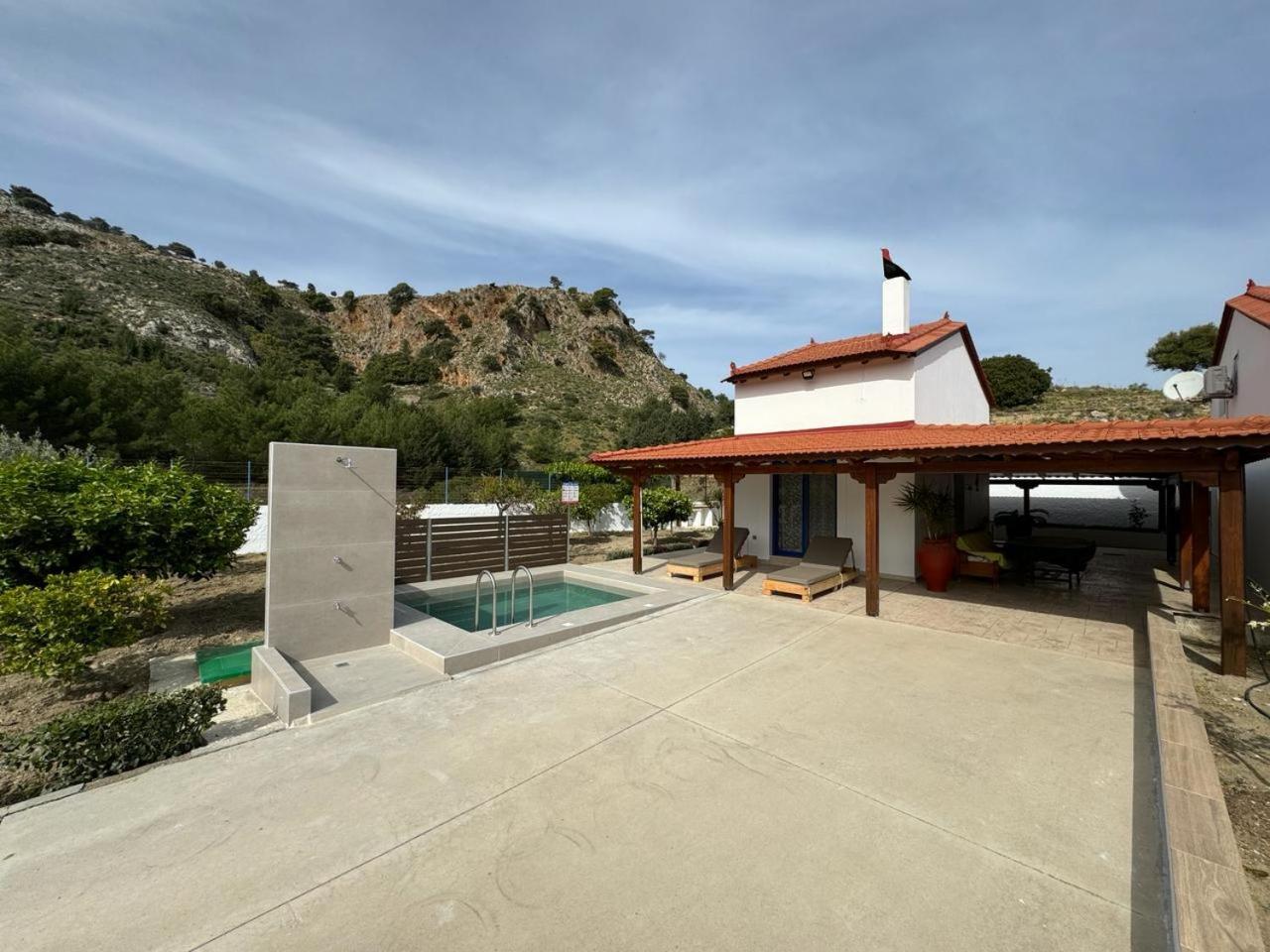 Aleyna House Lindos Area 빌라 외부 사진