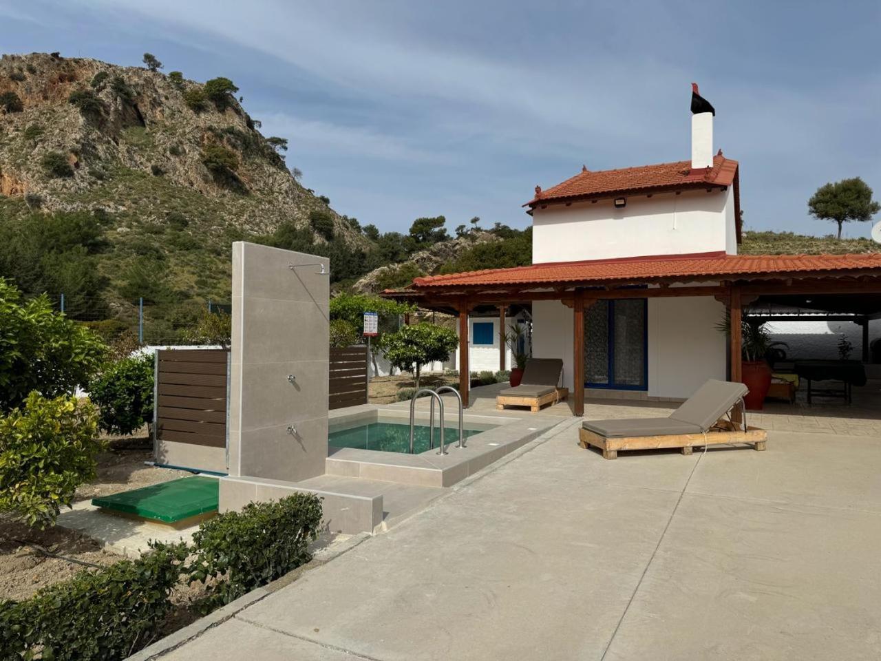 Aleyna House Lindos Area 빌라 외부 사진